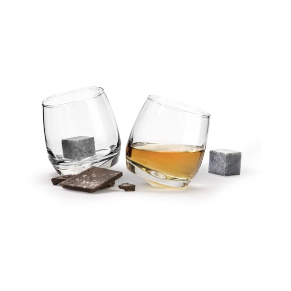 Gentleman 2 db whiskys pohár hűtőkövekkel - Sagaform