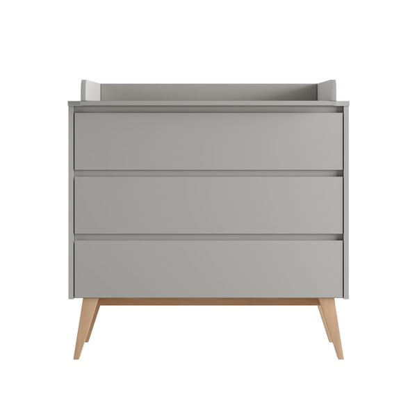 Szürke alacsony gyerek komód 100x52,5 cm Swing – Pinio-image-3