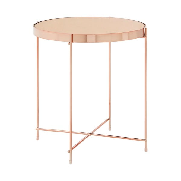 Kerek tárolóasztal üveg asztallappal ø 43 cm Allure – Premier Housewares-image-1