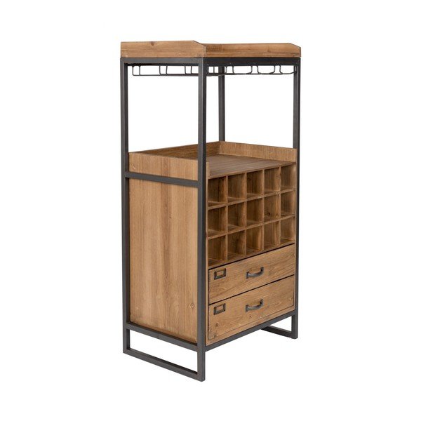 Edgar bortartó szekrény fenyőfából - White Label-image-2