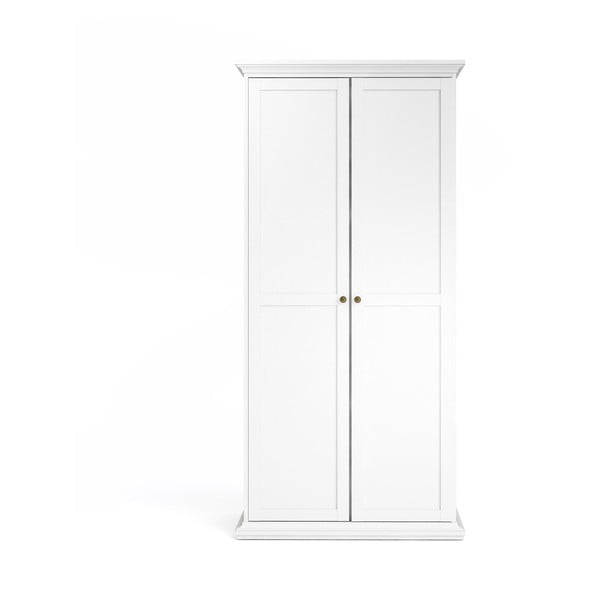 Paris fehér ruhásszekrény, 96 x 201 cm - Tvilum