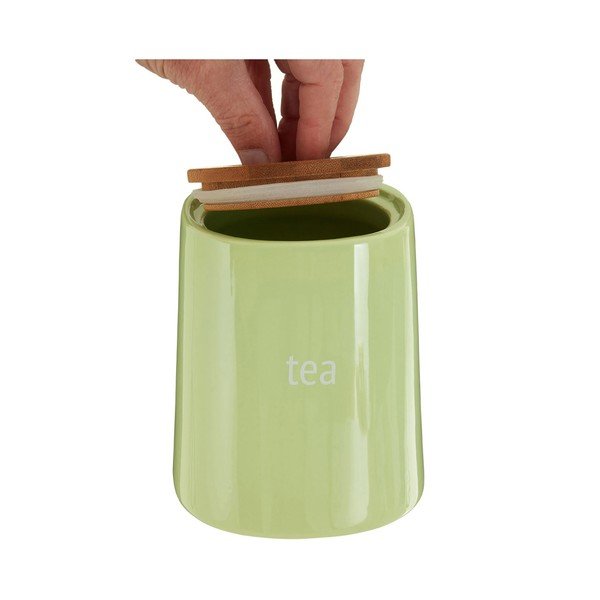 Fletcher zöld teatartó bambusz fedéllel, 800 ml - Premier Housewares-image-2