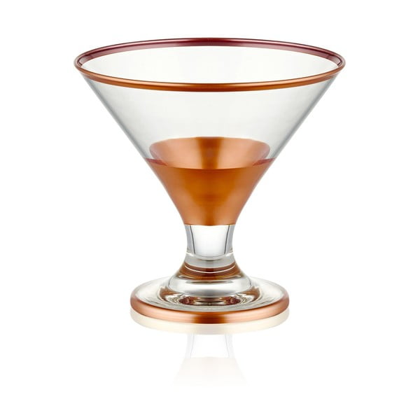 Glam Bronze 6 db-os koktélos pohár készlet, 225 ml - Mia