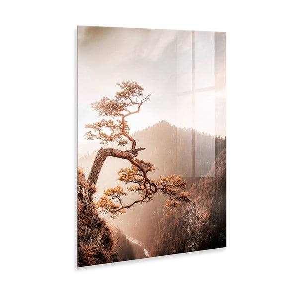 Üveg kép 50x70 cm Brown Tree – Styler-image-3