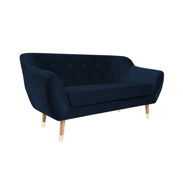 Amelie sötétkék kétszemélyes kanapé - Mazzini Sofas-image-2