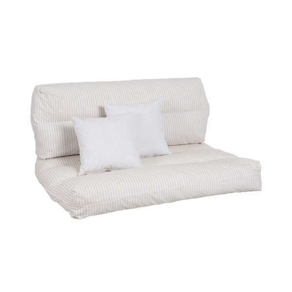 Fehér-bézs kerti székpárna szett raklapra 4 db-os  80x112 cm – Ixia-image-2