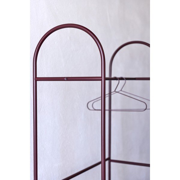 Borvörös fém ruhatartó állvány 92x186x39 cm Arch – Mette Ditmer Denmark-image-4