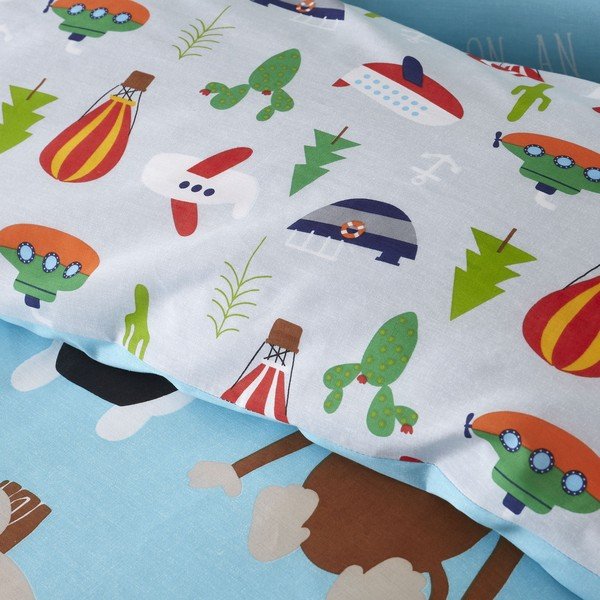Gyerek állatmintás ágyneműhuzat, 135 x 200 cm - Catherine Lansfield-image-2