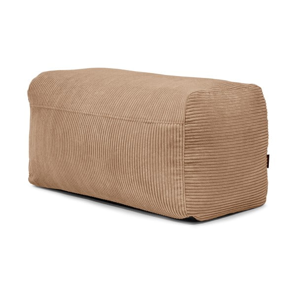 Barna kordbársony babzsákfotel Plus 100 Lounge – SLOWDOWN