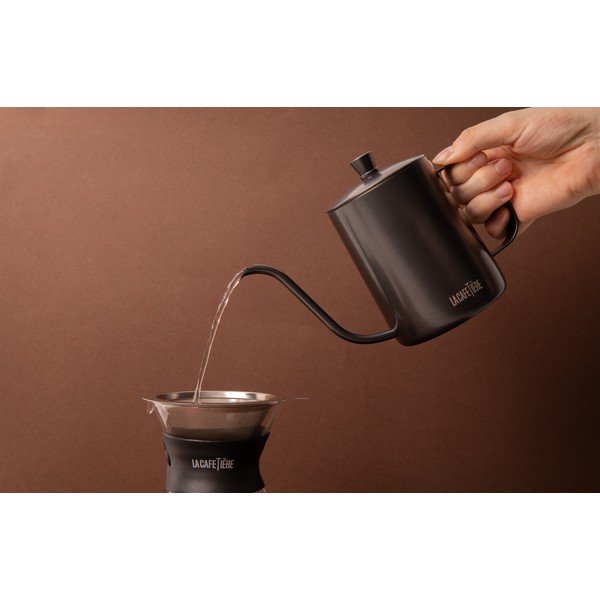 Szürke rozsdamentes acél kávéskanna 0,6 l La Cafetiere - Kitchen Craft-image-3