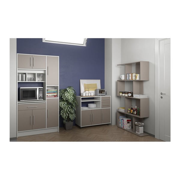 Marius szürke gurulós konyhai tároló - Symbiosis-image-2