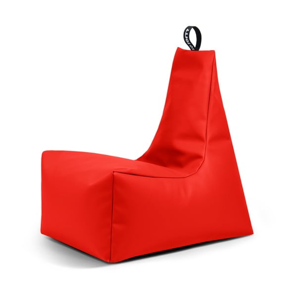 Piros bőrutánzat babzsákfotel Icy XL – So Soft?