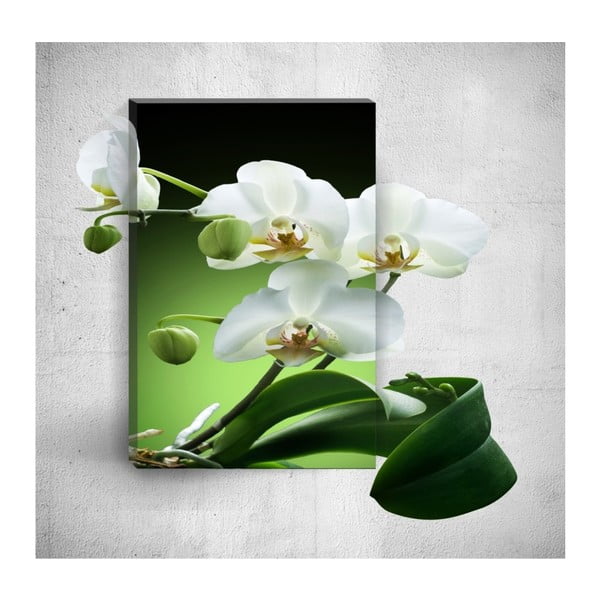 Pure Elegant Flower 3D fali kép, 40 x 60 cm - Mosticx