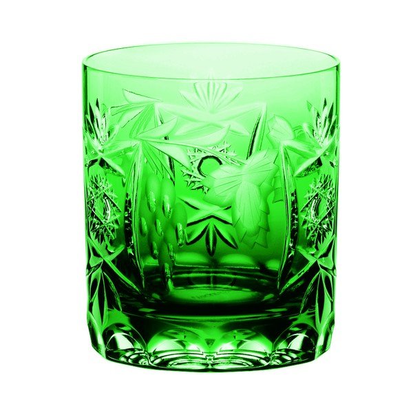 Traube Whisky Tumbler zöld kristályüveg whiskys pohár, 250 ml - Nachtmann