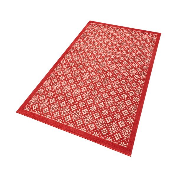 Gloria Tile piros szőnyeg, 160 x 230 cm - Hanse Home-image-3