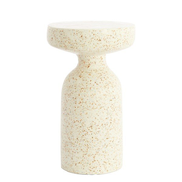 Terrazzo cement kerek tárolóasztal ø 32 cm Moravit – Light & Living