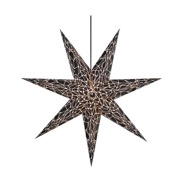 Fekete karácsonyi fénydekoráció Karla – Markslöjd