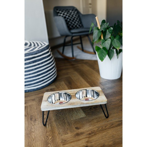 Fa tálka szett állvánnyal kutyáknak Dog Fantasy – Plaček Pet Products-image-2