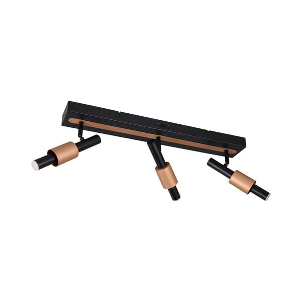 Fekete-bronzszínű LED spotlámpa 20,5x63 cm Ikaris – Trio Select