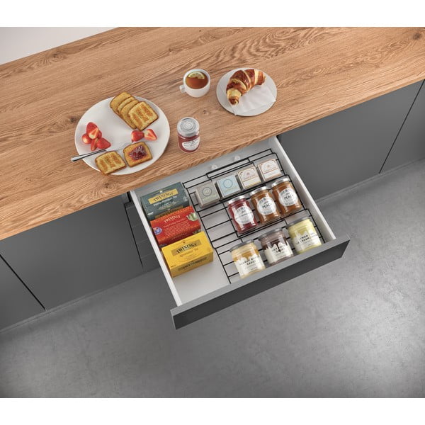 Rozsdamentes acél fűszertartó állvány Lava – Metaltex-image-1