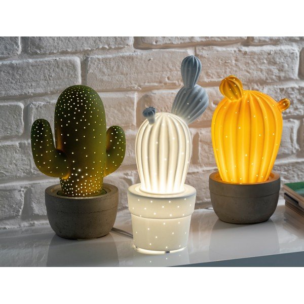Cactus fehér porcelán állólámpa - Brandani-image-1
