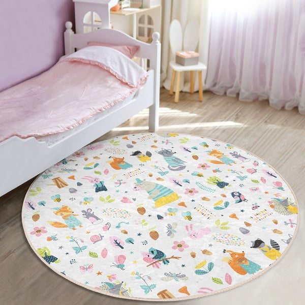 Gyerek szőnyeg ø 120 cm Comfort – Mila Home-image-3