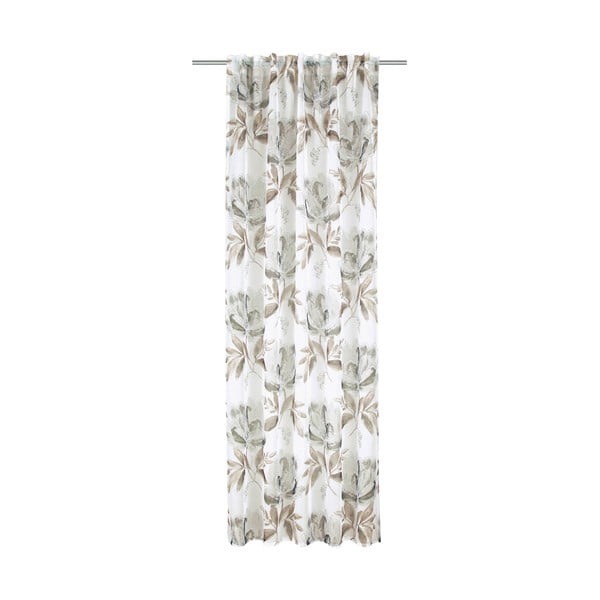 Fehér-barna függöny 135x245 cm – Sehlbach