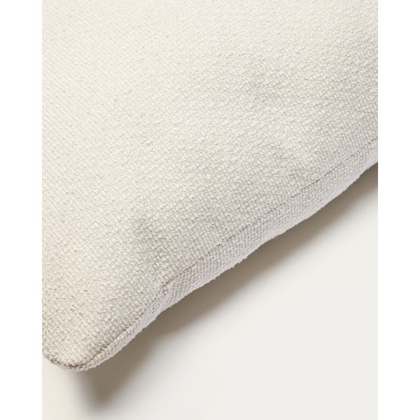 Krémszínű zsenília párna kanapéra Martina – Kave Home-image-1