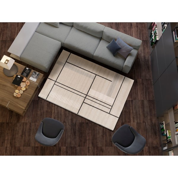 Bézs szőnyeg 80x150 cm Domus – Universal-image-2