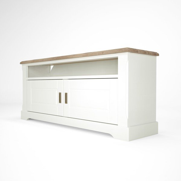 Campton fehér fa TV-állvány - Artemob-image-3