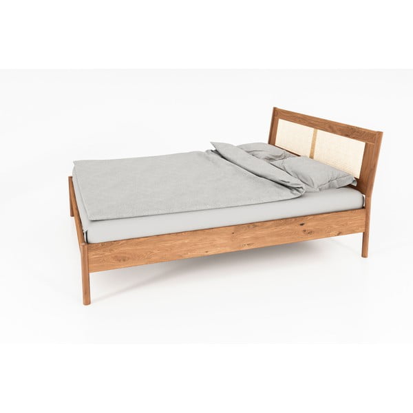 Natúr színű tölgyfa egyszemélyes ágy 90x200 cm Pola – The Beds-image-1