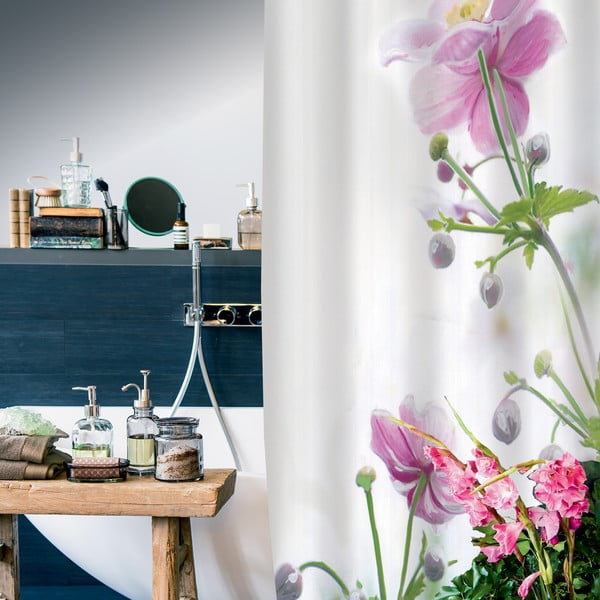 Zuhanyfüggöny 180x200 cm Anemone – Spirella-image-1