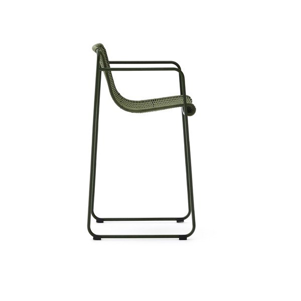 Zöld fém kerti bárszék Maurina – Kave Home-image-3