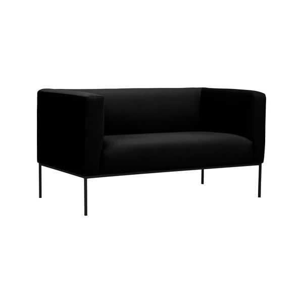 Neptune fekete kanapé, 145 cm - Windsor & Co Sofas-image-2