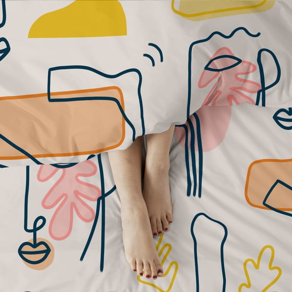 Kétszemélyes paplanhuzat 200x200 cm Anatomy – Aware-image-4