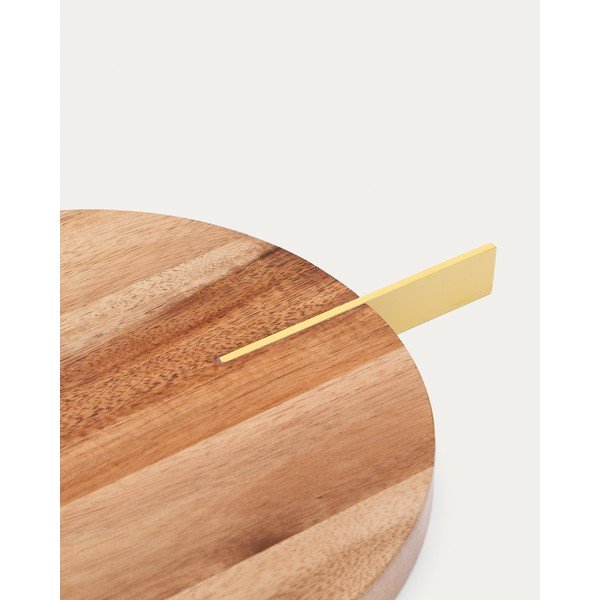 Fa szervírozó vágódeszka 25 x 20 cm Zairin – Kave Home-image-3