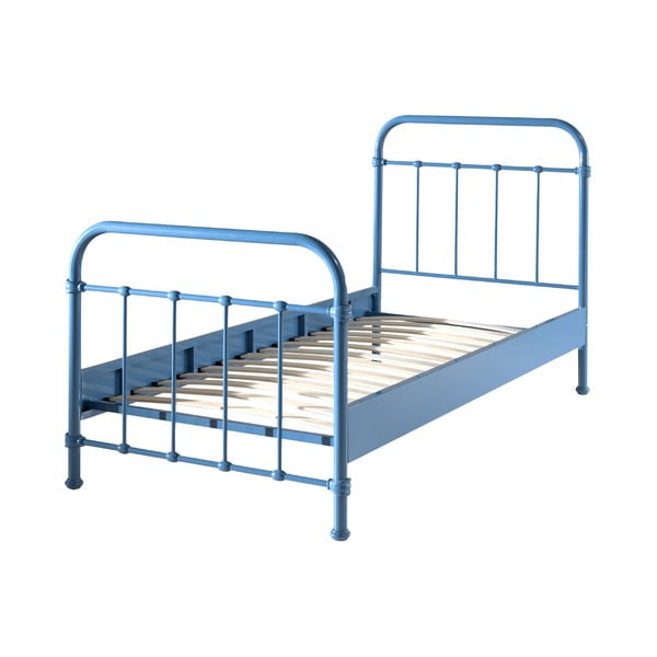New York kék fém gyerekágy, 90 x 200 cm - Vipack-image-1