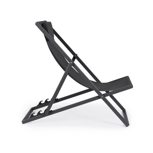 Antracitszürke fém kerti napozóágy Taylor – Bizzotto-image-1