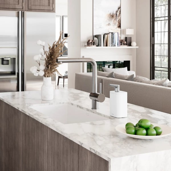 Fehér acél szappanadagoló 473 ml Pulse – simplehuman-image-1