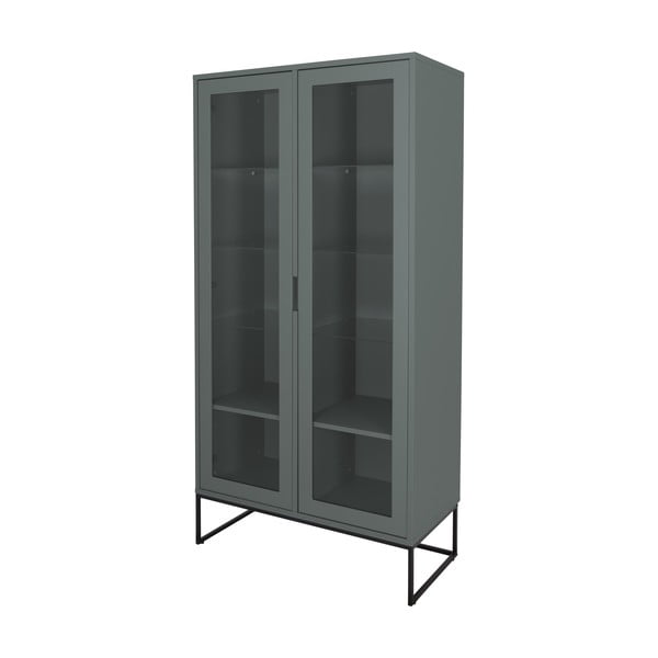 Szürkészöld tálalószekrény 90x178 cm Lipp - Tenzo-image-3