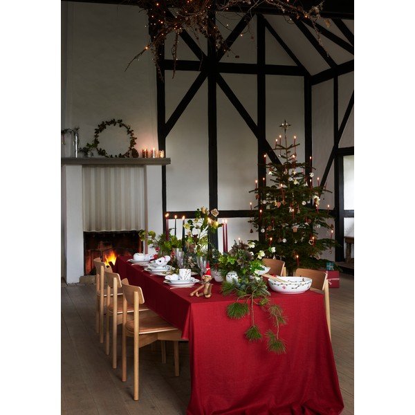 Hammershøi fehér porcelán karácsonyi váza, magasság 13 cm - Kähler Design-image-2