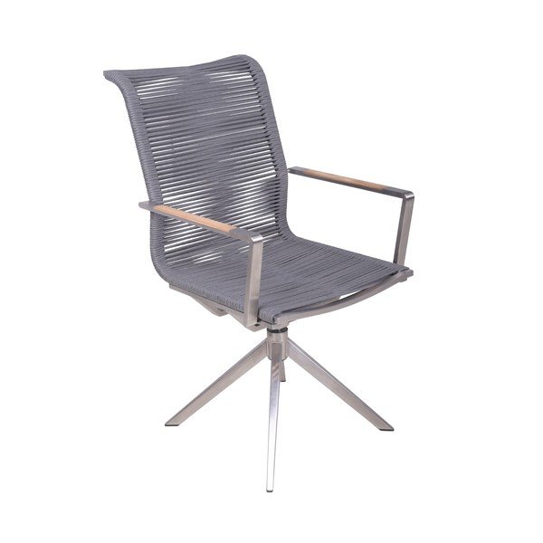 Szürke fém kerti szék Rubiera – Garden Pleasure