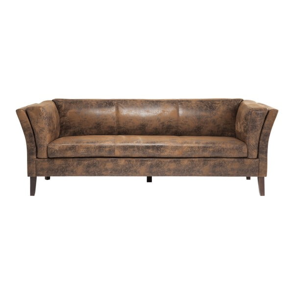 Vintage barna háromszemélyes kanapé - Kare Design