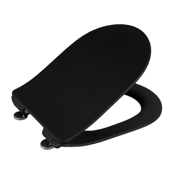 Sedilo Black matt fekete WC-ülőke, 45,2 x 36,2 cm - Wenko-image-3