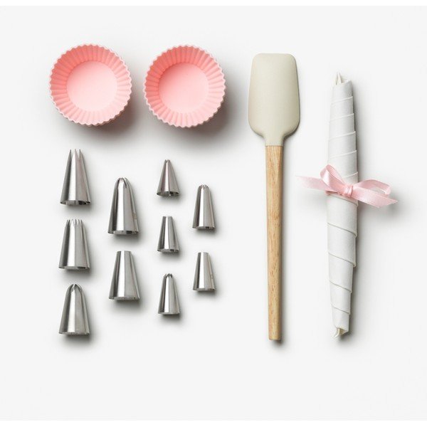 Cukrászati díszítő eszköz szett, tartozékok száma 10 db The Essentials Cupcake Tools – Printworks