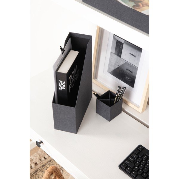 Karton rendszerező szett 4 db-os Hugo Canvas Paper Laminate – Bigso-image-2