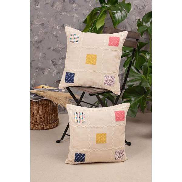 Párnahuzat szett 2 db-os 40x40 cm Patchwork – Oyo Concept