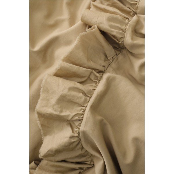 Világoszöld-khaki egyszemélyes pamut-szatén ágyneműhuzat 150x210 cm Gloria – Ellos Home-image-2