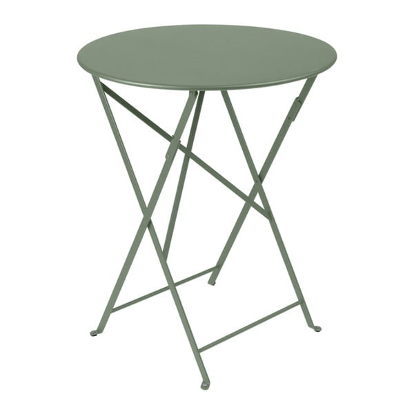 Bistro szürkészöld kerti kisasztal, ⌀ 60 cm - Fermob