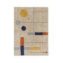 Bézs mosható-kézi szövésű pamut szőnyeg 170x240 cm Geometrical Shapes – Lorena Canals